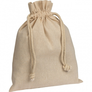 Logo trade corporate gifts picture of: Recycled cotton bag PASADENA