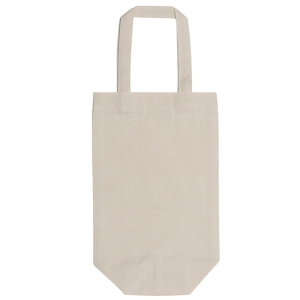 Logo trade promotional merchandise image of: Cotton wine bag NICE