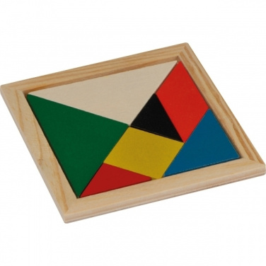 Logo trade corporate gifts image of: Wooden puzzle PORTO