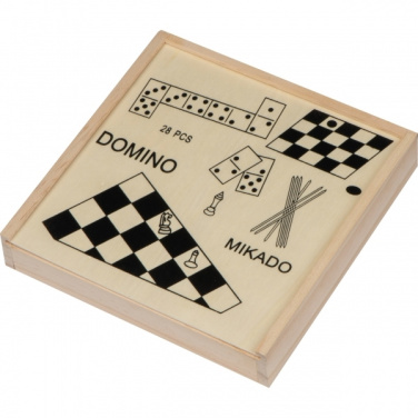 Logotrade promotional items photo of: Wooden game collection RIGA