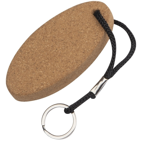 Logotrade corporate gift picture of: Cork keyring ROSKILDE