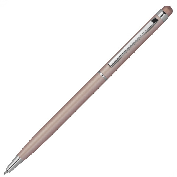 Logo trade promotional item photo of: Ball pen with touch function CATANIA