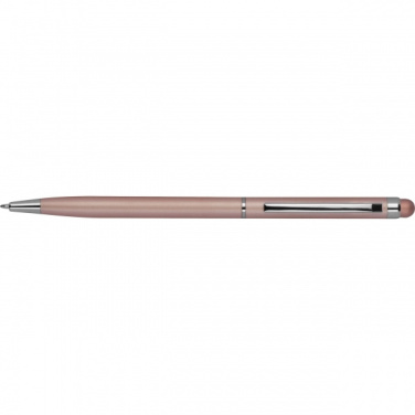 Logo trade promotional gift photo of: Ball pen with touch function CATANIA