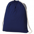 Cotton gym bag BUDAPEST, navy blue