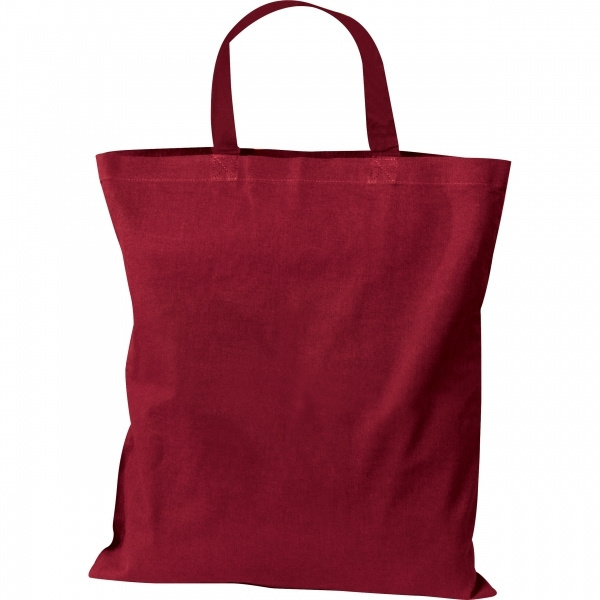 Logo trade promotional merchandise image of: Cotton bag with short handles BREGENZ