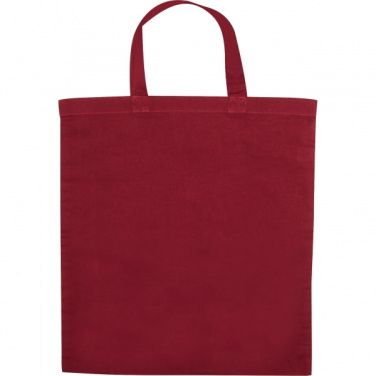 Logotrade promotional giveaway picture of: Cotton bag with short handles BREGENZ