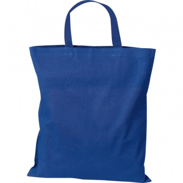 Logo trade advertising products image of: Cotton bag with short handles BREGENZ