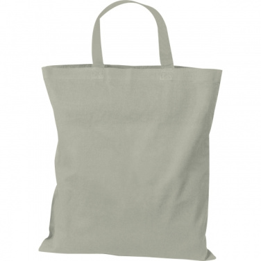 Logotrade promotional giveaway image of: Cotton bag with short handles BREGENZ