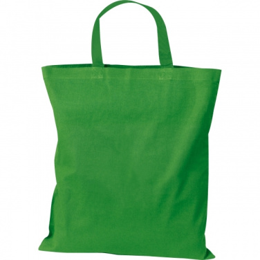 Logotrade promotional giveaway image of: Cotton bag with short handles BREGENZ