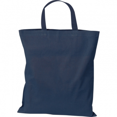 Logo trade promotional merchandise photo of: Cotton bag with short handles BREGENZ