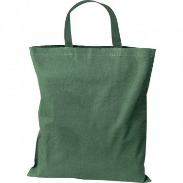 Logo trade promotional giveaway photo of: Cotton bag with short handles BREGENZ