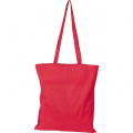 Cotton bag with long handles COPENHAGEN, red