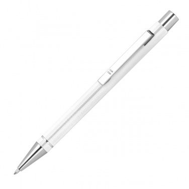 Logo trade promotional products image of: Metal semi gel ballpoint Pen ALMEIRA