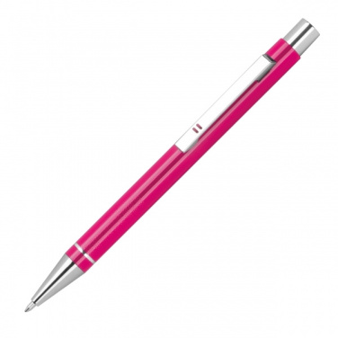 Logotrade promotional item picture of: Metal semi gel ballpoint Pen ALMEIRA