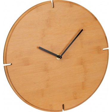 Logo trade promotional giveaways image of: Wall Clock HAMPTON