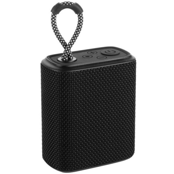 Logotrade advertising products photo of: Waterproof bluetooth speaker HARDEOL Schwarzwolf