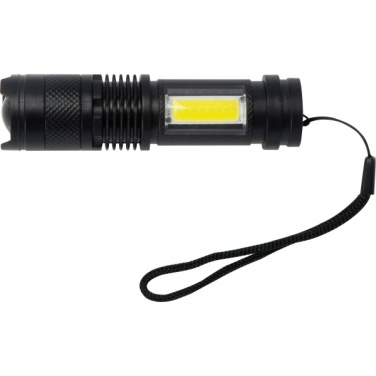 Logo trade promotional items image of: Rechargeable flashlight AARHUS