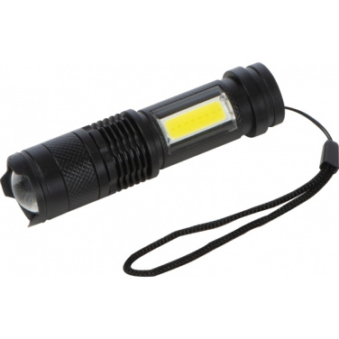 Logotrade promotional item picture of: Rechargeable flashlight AARHUS