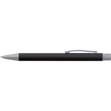 Logo trade corporate gifts image of: Mechanical pencil soft touch ANCONA