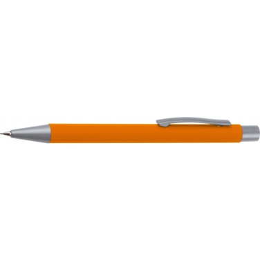 Logo trade promotional merchandise picture of: Mechanical pencil soft touch ANCONA