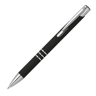 Logotrade promotional item picture of: Semi gel pen soft touch DUNMORE