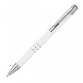 Semi gel pen soft touch DUNMORE, white