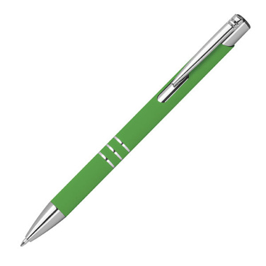 Logotrade promotional item image of: Semi gel pen soft touch DUNMORE