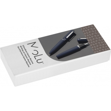 Logo trade promotional merchandise image of: Writing set soft touch SAINTE MAXIME MoLu