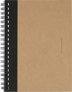 Logo trade promotional merchandise picture of: Spiral notebook Ravenna