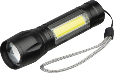 Logo trade promotional gift photo of: Rechargeable flashlight Tokyo