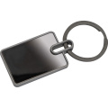 Zinc keychain Tijuana, dark grey