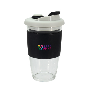 Logo trade promotional merchandise picture of: Glass coffee cup 424 ml