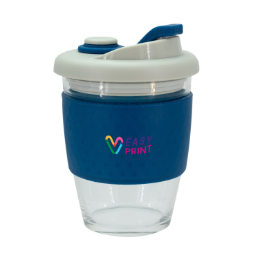 Logo trade promotional merchandise image of: Glass coffee cup 340 ml