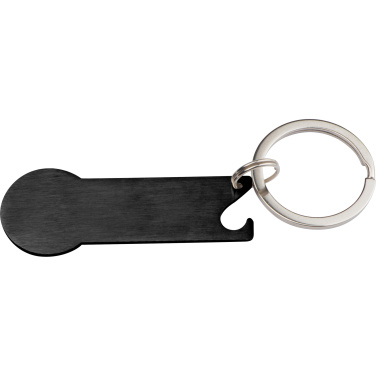 Logo trade advertising products picture of: Keyring with shopping cart chip STICKIT