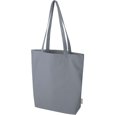 Logo trade advertising products picture of: Florida 270 g/m² GRS recycled tote bag 10L