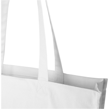 Logotrade promotional giveaways photo of: Florida 270 g/m² GRS recycled gusset tote bag 14L