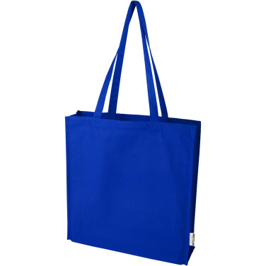 Logotrade promotional product picture of: Florida 270 g/m² GRS recycled gusset tote bag 14L