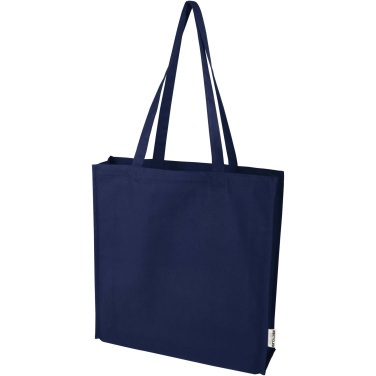 Logotrade promotional merchandise photo of: Florida 270 g/m² GRS recycled gusset tote bag 14L