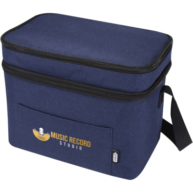 Logo trade corporate gifts picture of: Tundra GRS RPET double compartments cooler bag 13L