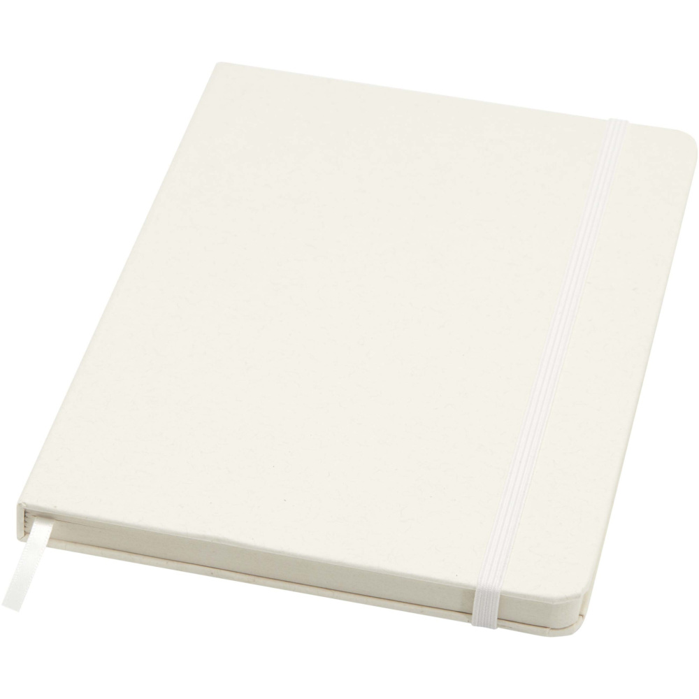 Logotrade promotional merchandise picture of: Bass A5 recycled hard cover notebook with lined pages