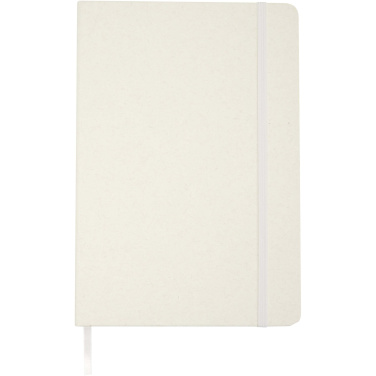 Logotrade promotional giveaway image of: Bass A5 recycled hard cover notebook with lined pages