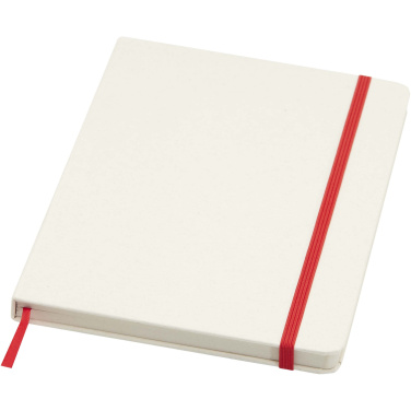 Logo trade promotional gifts picture of: Bass A5 recycled hard cover notebook with lined pages