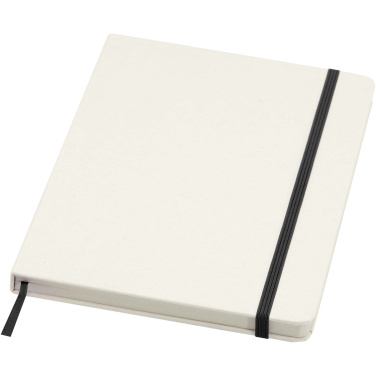 Logotrade promotional giveaway picture of: Bass A5 recycled hard cover notebook with lined pages