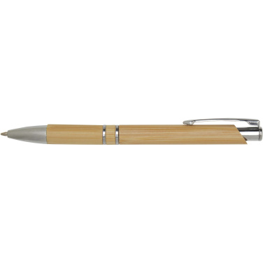 Logo trade promotional product photo of: Wicker bamboo ballpoint pen