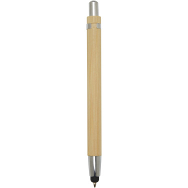 Logo trade promotional giveaways image of: Elm bamboo ballpoint pen