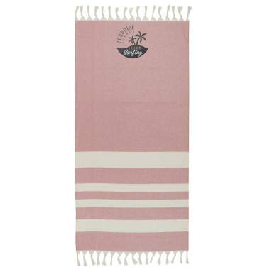 Logo trade promotional merchandise photo of: Anders hammam towel 147 x 75.5 cm