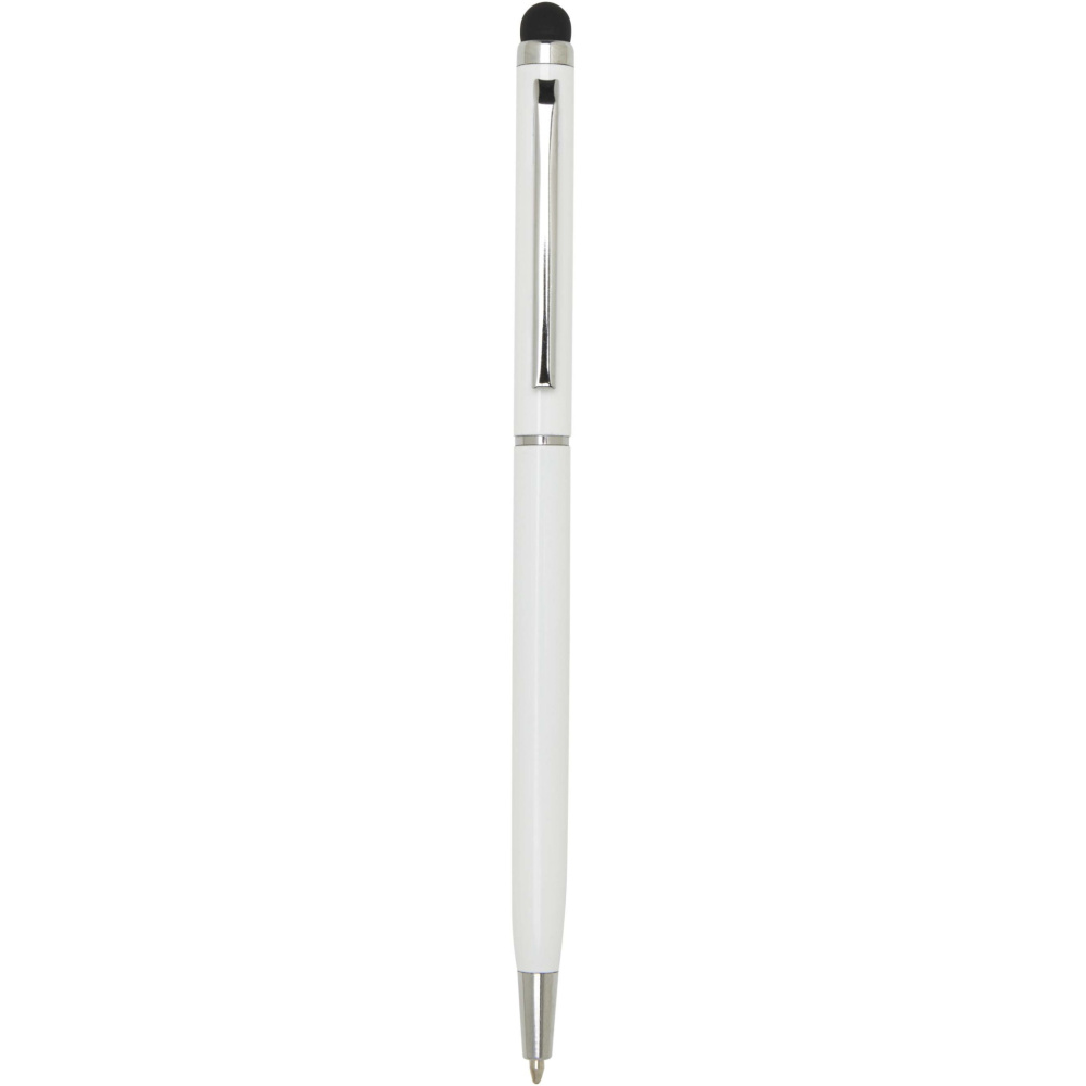 Logotrade promotional giveaway image of: Ore aluminium ballpoint pen with stylus