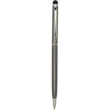 Logo trade promotional merchandise photo of: Ore aluminium ballpoint pen with stylus