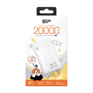 Logo trade promotional giveaways picture of: Power bank Silicon Power QS58 20000 mAh