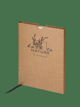 Logo trade promotional merchandise photo of: Recycled Tea Notebook 209734000